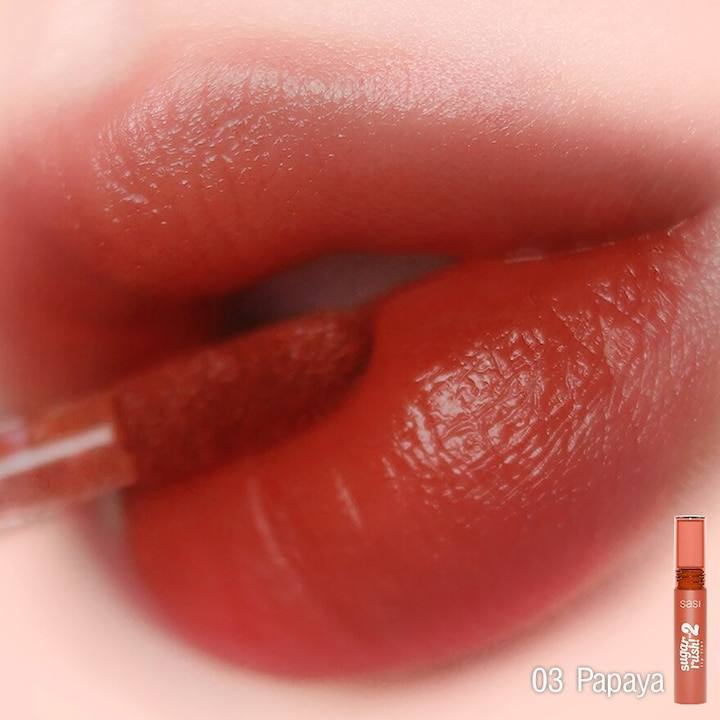 Sasi Sugar Rush Lip Tint Vol.2 Shade- 03 Papaya (Made in Thailand)