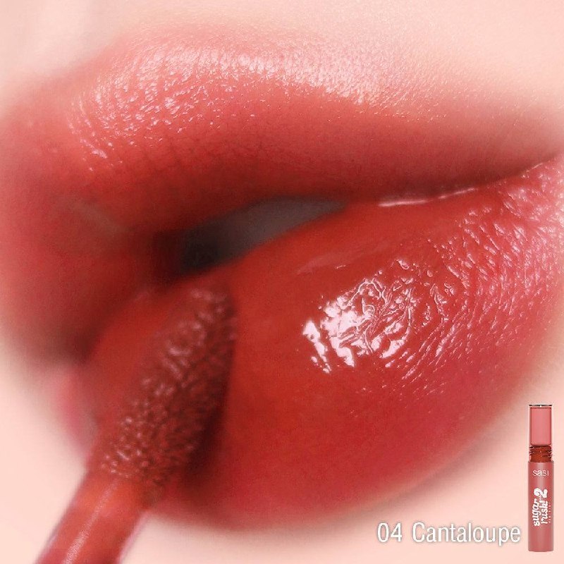 Sasi Sugar Rush Lip Tint Vol.2 Shade- 04 Cantaloupe (Made in Thailand)