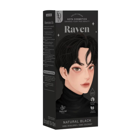 KOTA Cosmetics Raven Natural Black Color Cream 200ml (Made in Thailand)