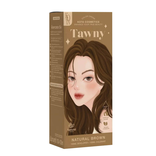 KOTA Cosmetics Tawny Natural Brown Color Cream 200ml (Made in Thailand)