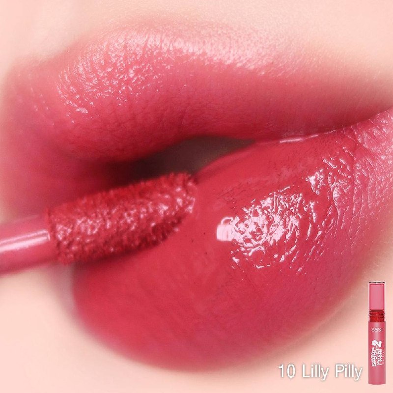 Sasi Sugar Rush Lip Tint Vol.2 Shade- 10 Lilly Pilly (Made in Thailand)