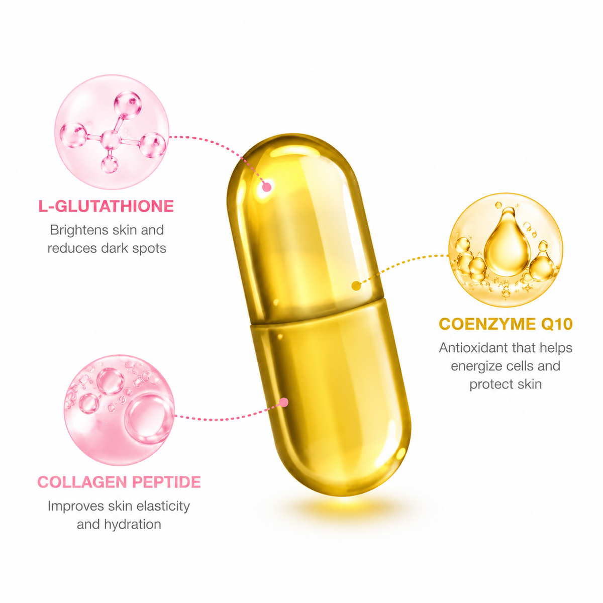 Precious Skin Gluta Primme V2M Supplement 30 soft gels (Made in Thailand)