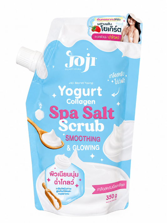 Joji Yogurt Collagen Spa Salt Scrub 350g (Made in Thailand)