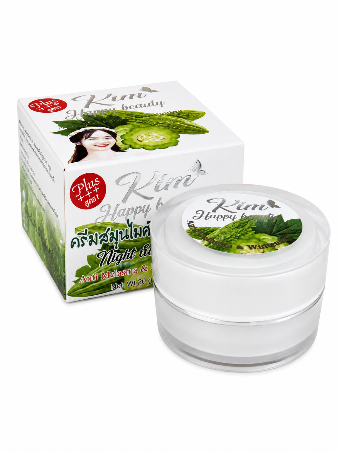 Kim Happy Beauty Anti Melasma & Whitening Night Cream 20g (Made in Thailand