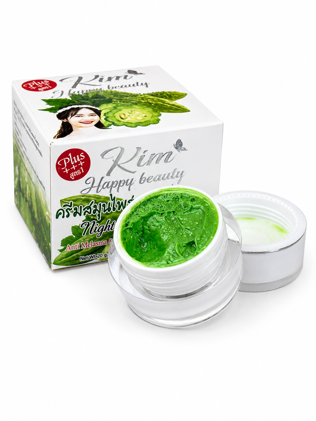 Kim Happy Beauty Anti Melasma & Whitening Night Cream 20g (Made in Thailand