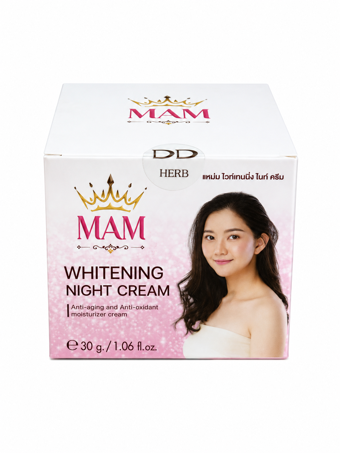 MAM Whitening Night Cream 30g (Made in Thailand)