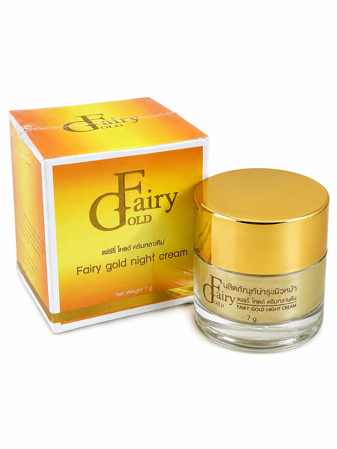 Fairy Gold Night Cream 7g (Made in Thailand)